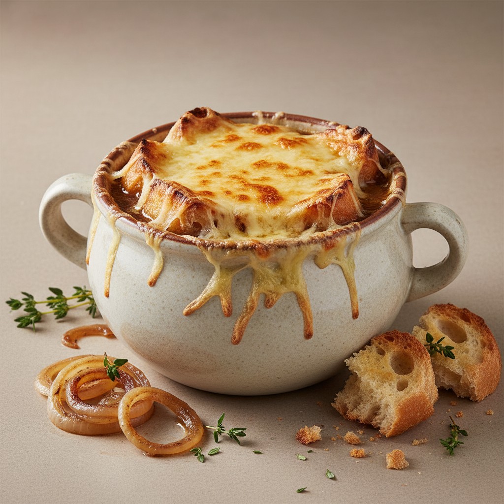 Soupe à l'Oignon Gratinée au Robot Cuiseur : Recette Traditionnelle
