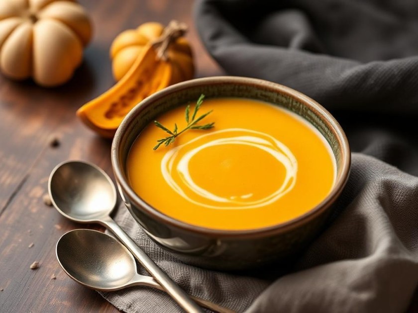 Velouté de Butternut au Robot Cuiseur : Recette Facile